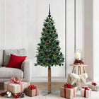 Kerstboom 180 cm groen PVC dennenhout