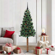 Kerstboom 180 cm groen PVC dennenhout