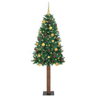 Kerstboom 210 cm groen PVC dennenhout