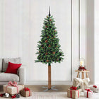 Kerstboom 210 cm groen PVC dennenhout