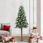 Kerstboom groen 210 cm PVC dennenhout