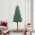 Kerstboom 210 cm groen PVC dennenhout