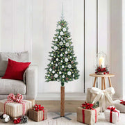 Kerstboom 150 cm groen PVC dennenhout