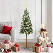 Kerstboom 150 cm groen PVC dennenhout