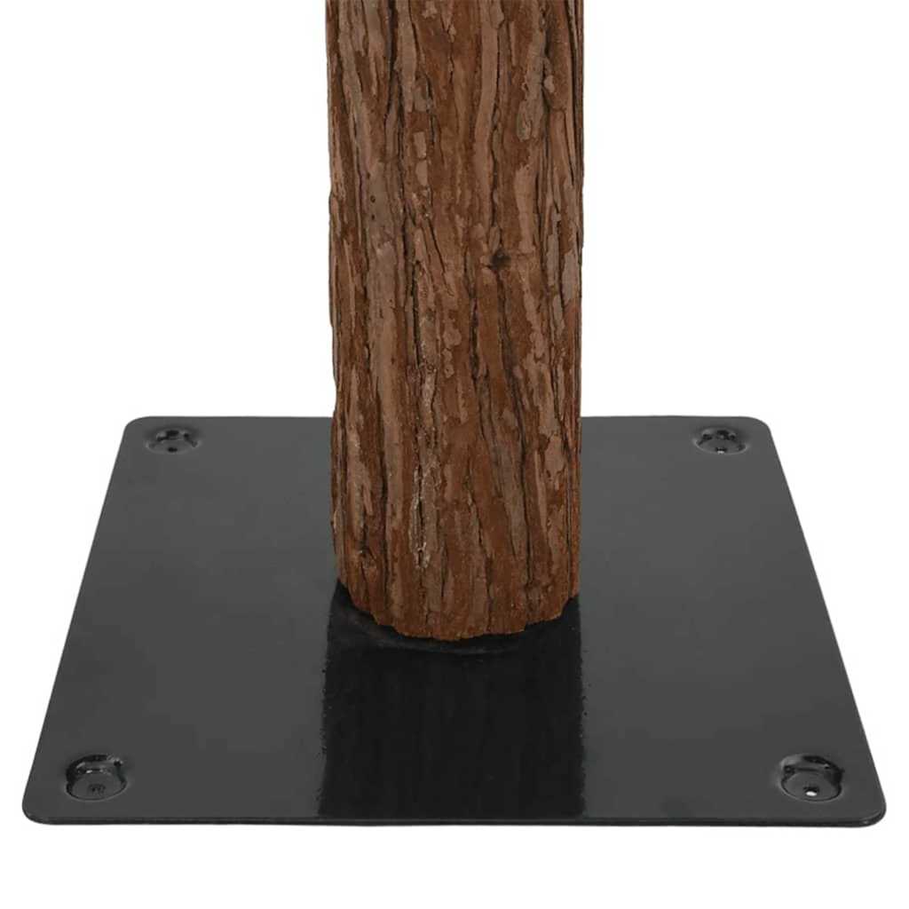 Slanke Kerstboom Groen 180 cm PVC en massief dennenhout