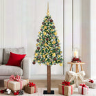 Kerstboom groen 180 cm PVC dennenhout