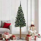 Kerstboom 180 cm groen PVC dennenhout