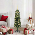 Kunstkerstboom 120 cm groen PVC staal