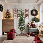 Kunstkerstboom 180 cm groen PVC staal