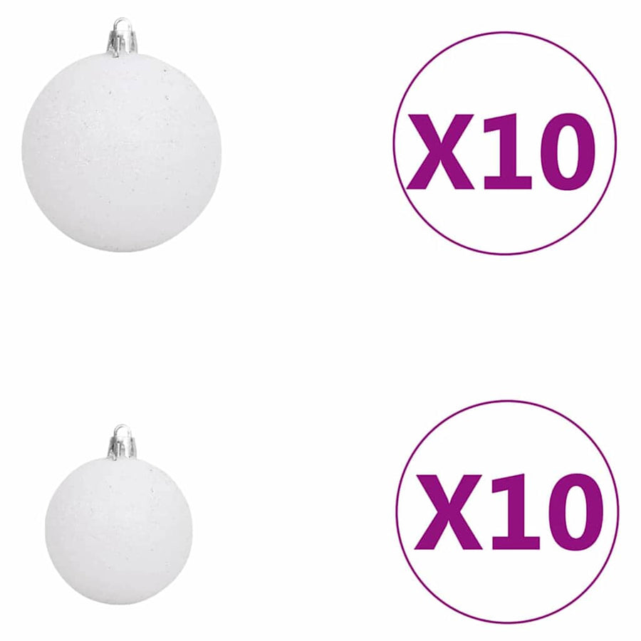 Kunstkerstboom Groen 180 cm PVC en Staal en Kunststof