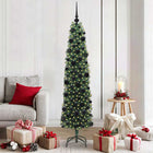 Kunstkerstboom 180 cm groen PVC staal