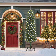 Kunstkerstboom groen 210 cm PVC staal