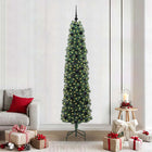 Kunstkerstboom groen 210 cm PVC met LED