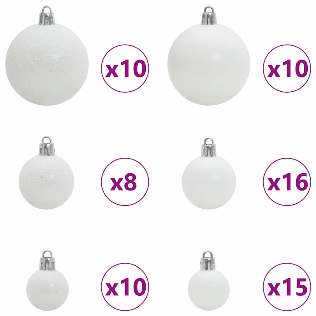 Kunstkerstboom Groen 210 cm PVC en Staal en Kunststof