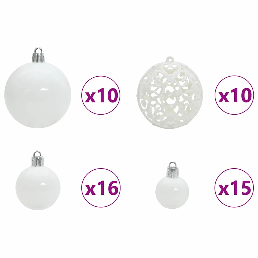 Kunstkerstboom Groen 210 cm PVC en Staal en Kunststof