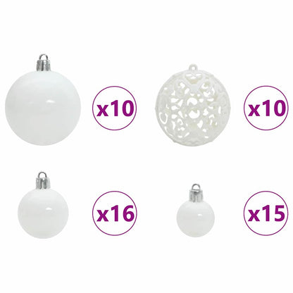 Kunstkerstboom Groen 210 cm PVC en Staal en Kunststof
