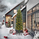 Kunstkerstboom 240 cm groen PVC staal