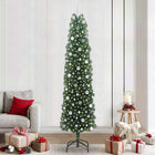 Kunstkerstboom 240 cm groen PVC staal