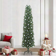 Kunstkerstboom 240 cm groen PVC staal