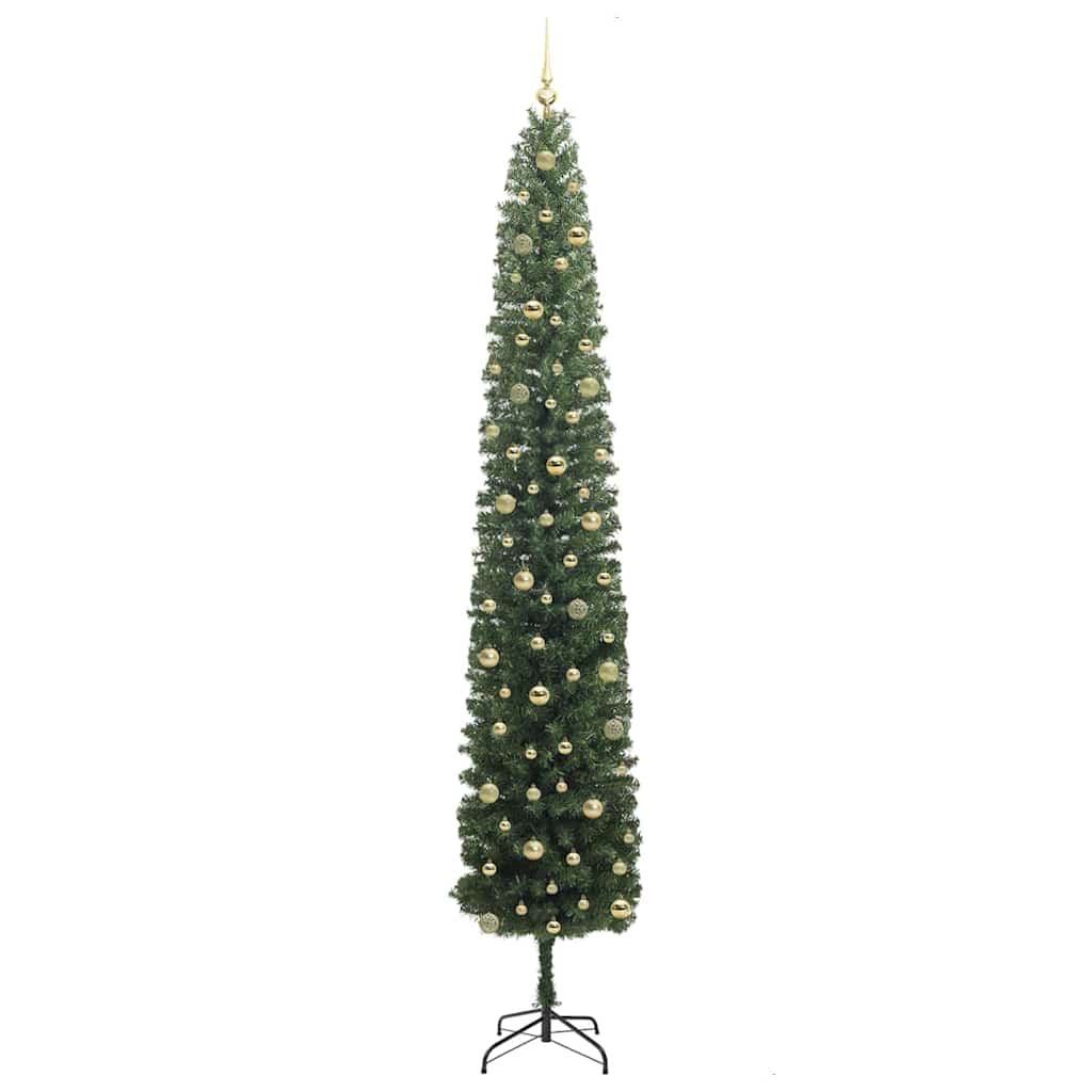 Kunstkerstboom Pvc En Staal En Kunststof Groen 270 cm