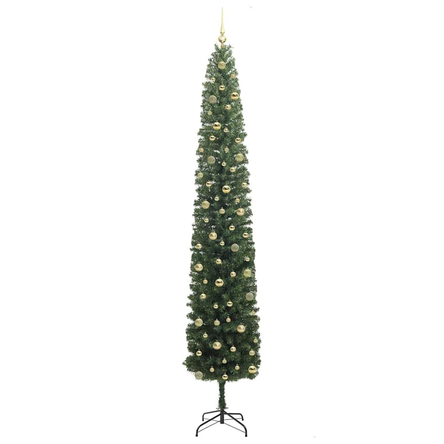 Kunstkerstboom Pvc En Staal En Kunststof Groen 270 cm