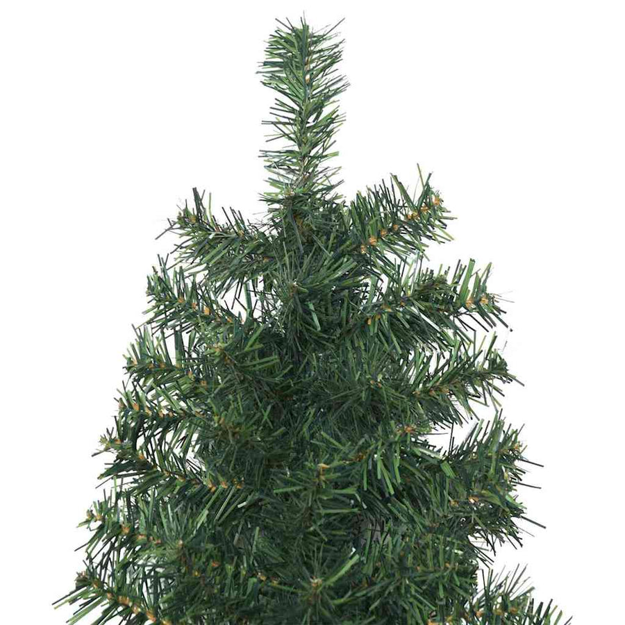 Kunstkerstboom Groen 300 cm PVC en Staal en Kunststof