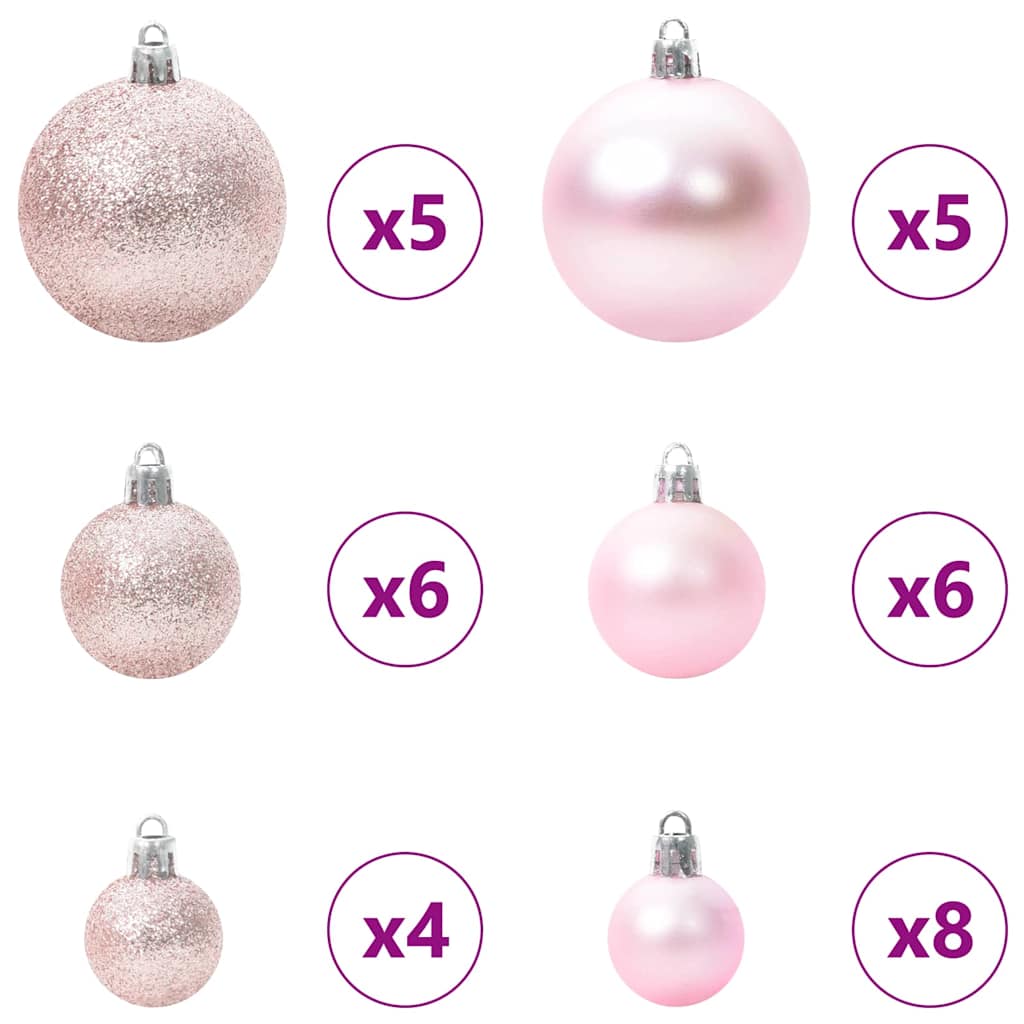 Kunstkerstboom Groen 120 cm PVC en Staal en Kunststof