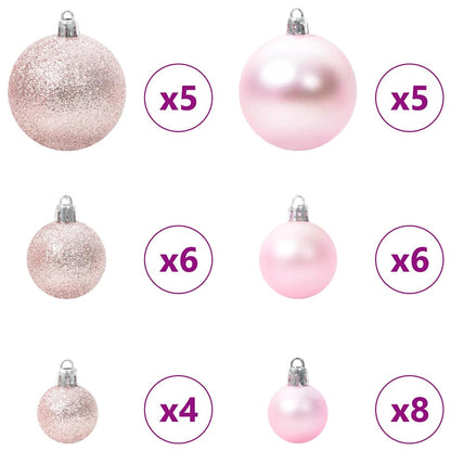 Kunstkerstboom Groen 120 cm PVC en Staal en Kunststof