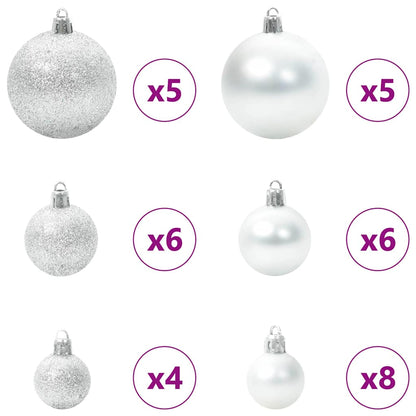 Kunstkerstboom Groen 120 cm PVC en Staal en Kunststof