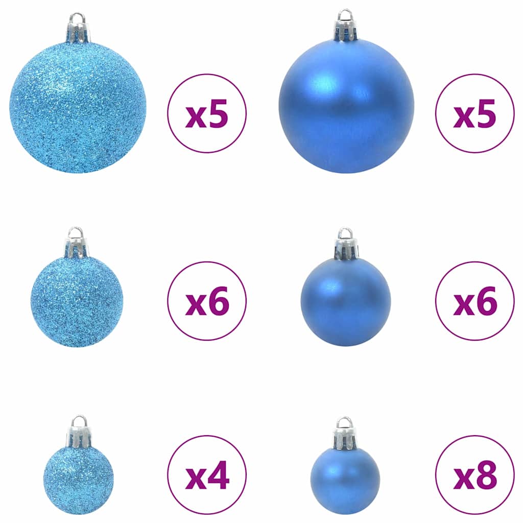 Kunstkerstboom Groen 120 cm PVC en Staal en Kunststof