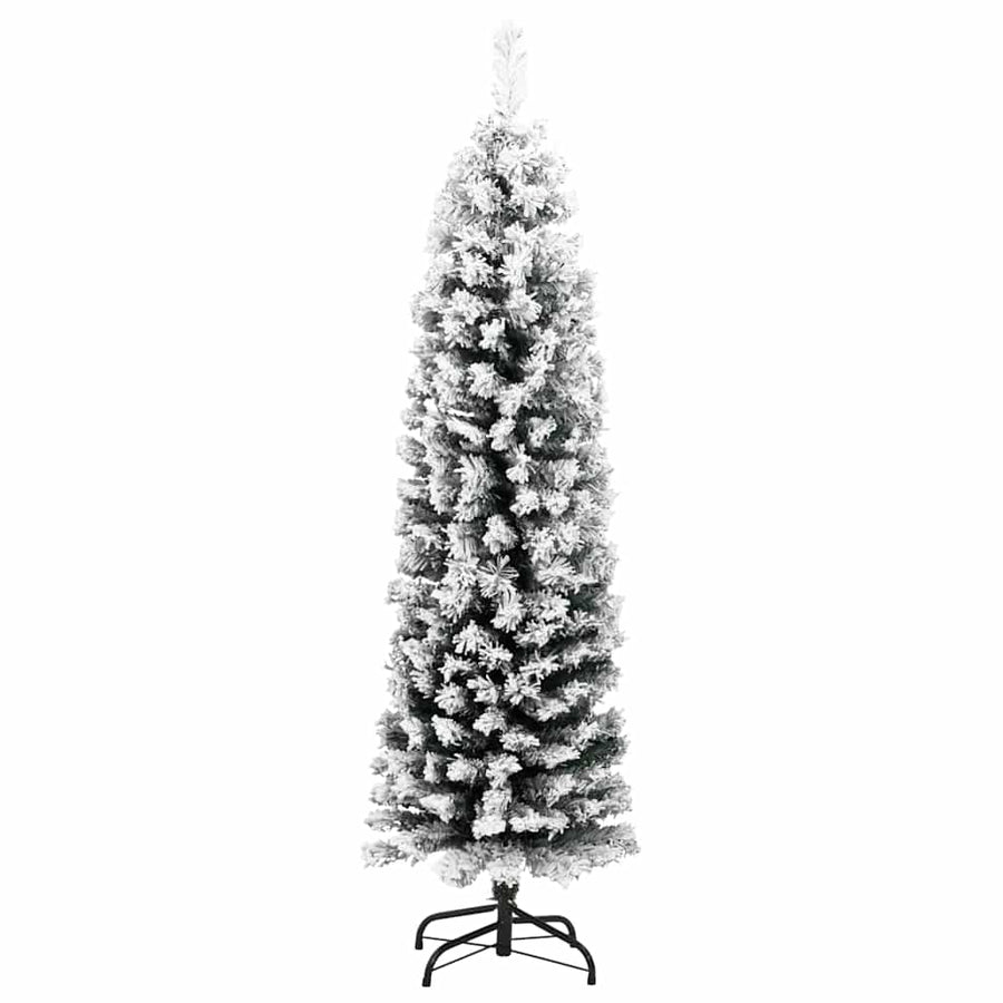 Kunstkerstboom Groen 150 cm PVC en Staal en Kunststof