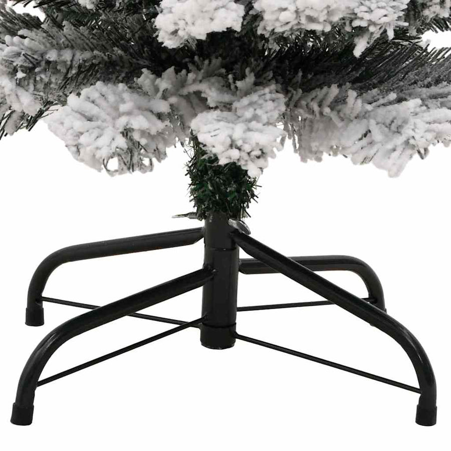 Kunstkerstboom Groen 150 cm PVC en Staal en Kunststof