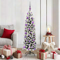 Kunstkerstboom Groen 150 cm PVC en Staal en Kunststof