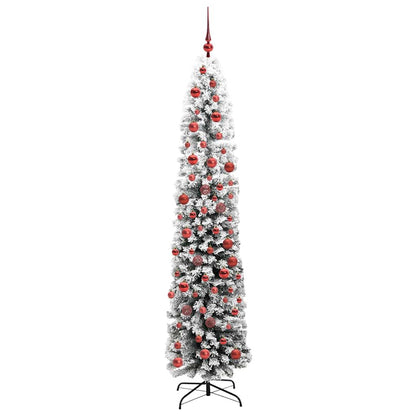 Kunstkerstboom Groen 180 cm PVC en Staal en Kunststof