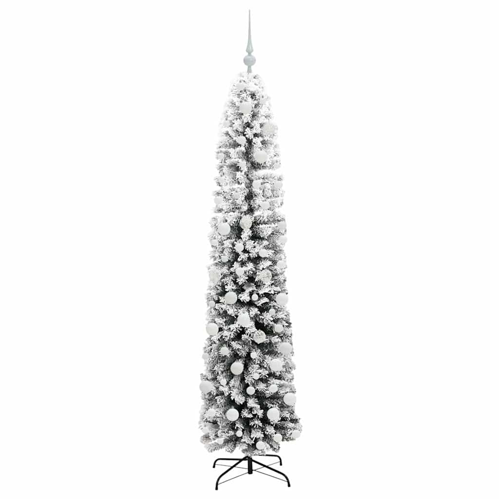 Kunstkerstboom Groen 180 cm PVC en Staal en Kunststof