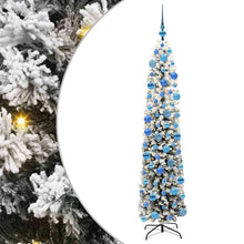 Kunstkerstboom Groen 180 cm PVC en Staal en Kunststof