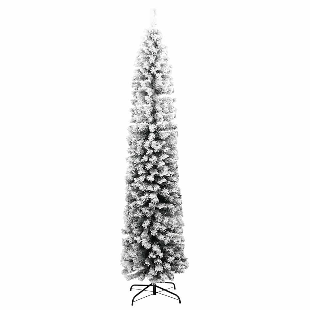 Kunstkerstboom Groen 180 cm PVC en Staal en Kunststof