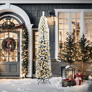 Artificial Christmas Tree Green 210 cm PVC and Steel and Plastic