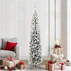 Kunstkerstboom 210 cm groen PVC staal