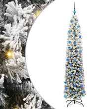 Kunstkerstboom Groen 240 cm PVC en Staal en Kunststof