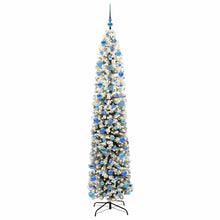 Kunstkerstboom Groen 240 cm PVC en Staal en Kunststof