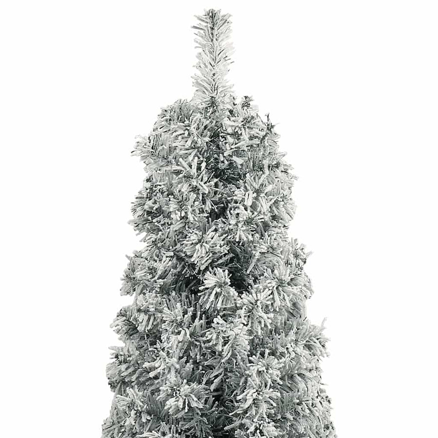 Kunstkerstboom Groen 270 cm PVC en Staal en Kunststof