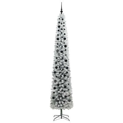 Kunstkerstboom Groen 270 cm PVC en Staal en Kunststof