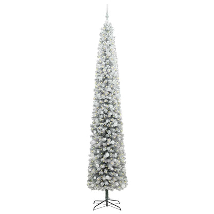 Kunstkerstboom Groen 270 cm PVC en Staal en Kunststof