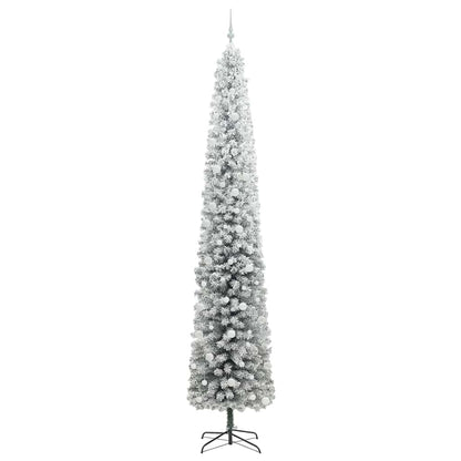 Kunstkerstboom Groen 270 cm PVC en Staal en Kunststof