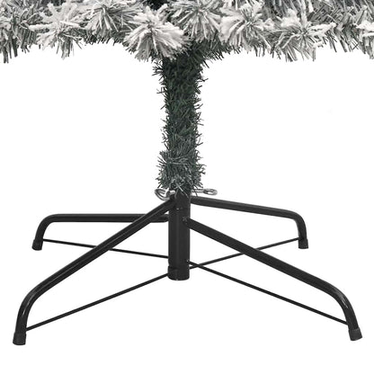 Kunstkerstboom Groen 300 cm PVC en Staal en Kunststof
