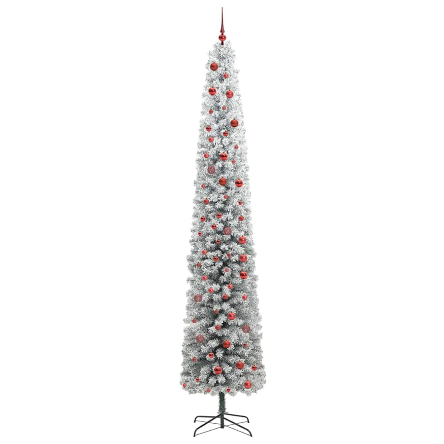 Kunstkerstboom Groen 300 cm PVC en Staal en Kunststof