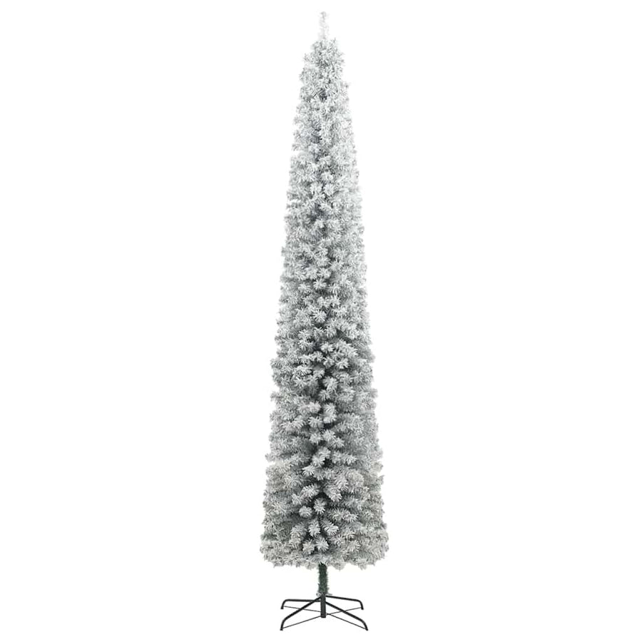 Kunstkerstboom Groen 300 cm PVC en Staal en Kunststof