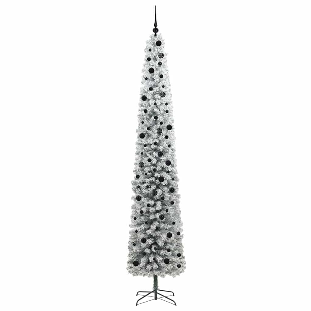 Kunstkerstboom Groen 300 cm PVC en Staal en Kunststof