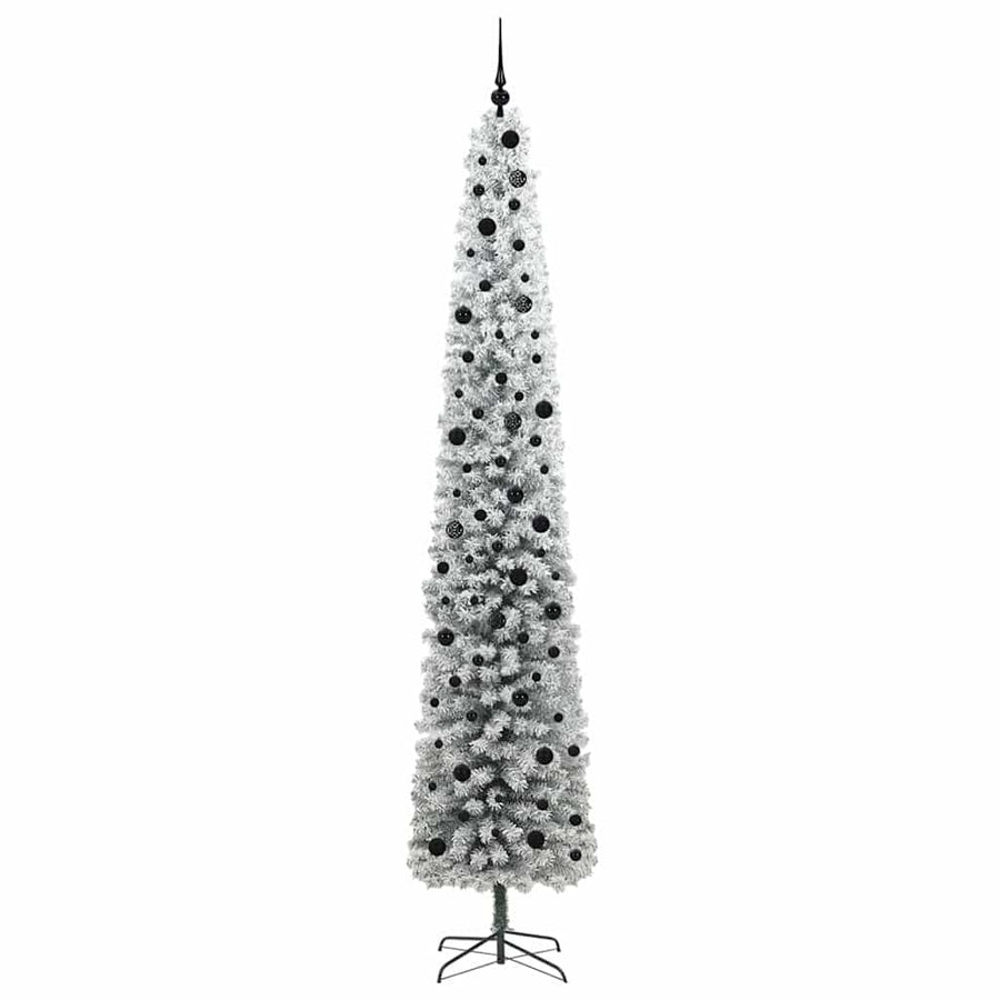 Kunstkerstboom Groen 300 cm PVC en Staal en Kunststof